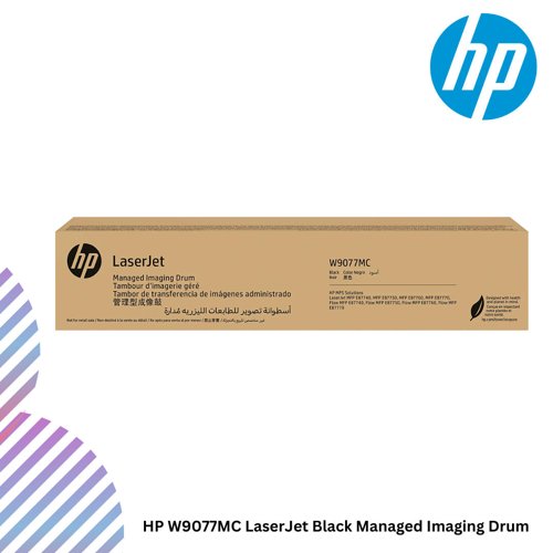 HP Black Managed Laserjet Toner Cartridge W9077MC