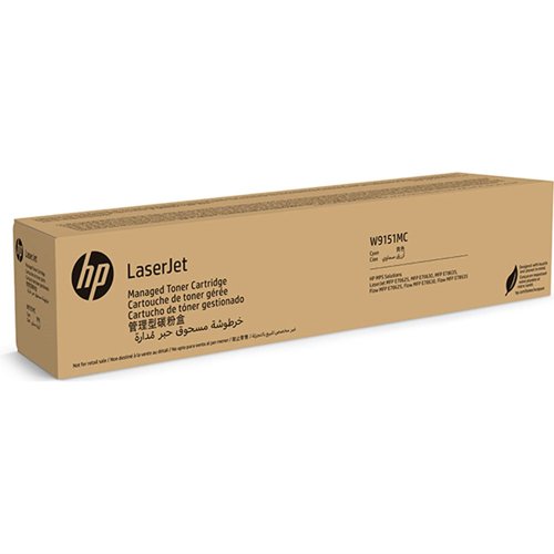 HP Cyan Managed Laserjet Toner Cartridge W9151MC