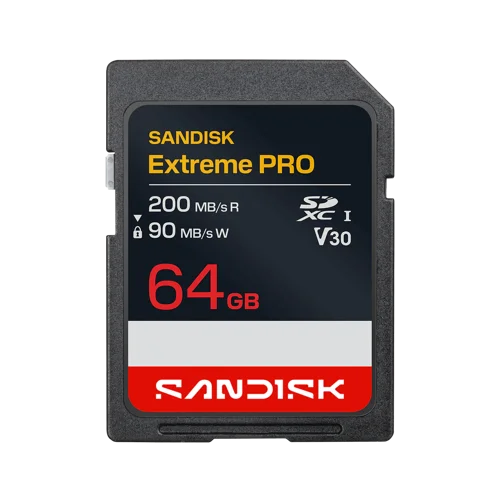 Sandisk EXTREME PRO 64GB SDXC 200/90MB/s