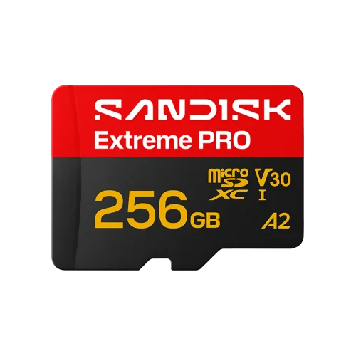 Sandisk Extreme PRO microSD UHS-I 256 GB MicroSDHC UHS-I 250 MB/s 170 MB/s Class 3 (U3)