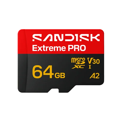 Sandisk Extreme PRO microSD UHS-I 64 GB MicroSDHC UHS-I 200 MB/s 90 MB/s Class 3 (U3)