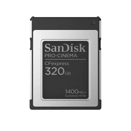 Sandisk PRO-CINEMA CFexpress 320 GB CFexpress 1700 MB/s 1500 MB/s Black