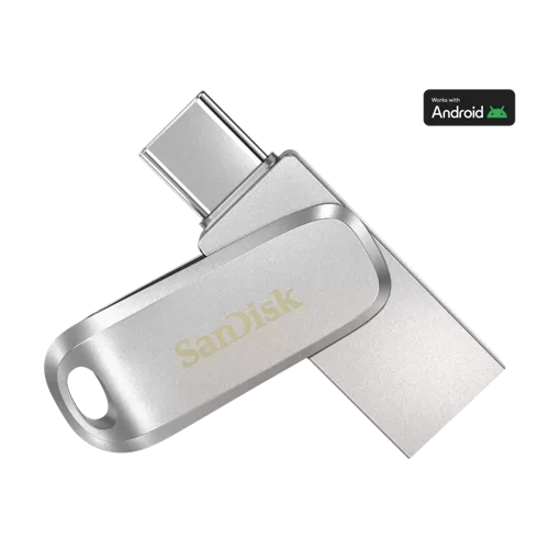 Sandisk Ultra Dual Drive Luxe 2 TB USB Type-A / USB Type-C 3.2 Gen 1 (3.1 Gen 1) 400 MB/s Swivel Silver