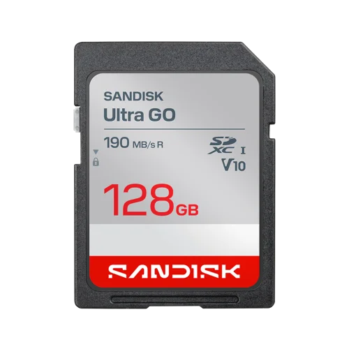 Sandisk Ultra GO 128 GB SDXC UHS-I 190 MB/s Class 3 (U3) V10
