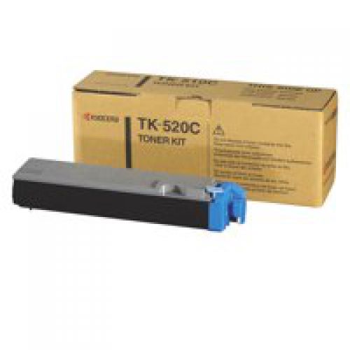 Kyocera TK-520C Cyan (Yield 4000 Pages) Toner Cartridge 1T02HJCEU0