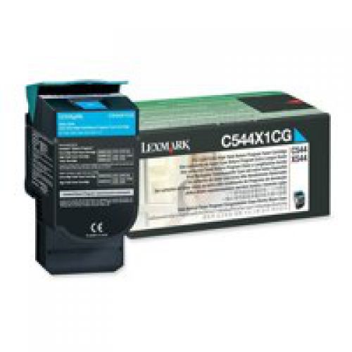 Lexmark C544 Cyan Extra High Return Prog Ca
