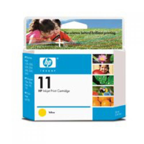 HP 11 Yellow Standard Capacity Ink Cartridge 20ml C4838A