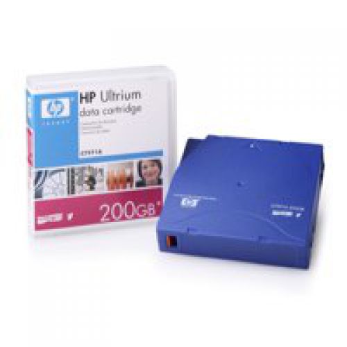 HP LTO Ultrium Data Tape Cartridge 200GB 609m