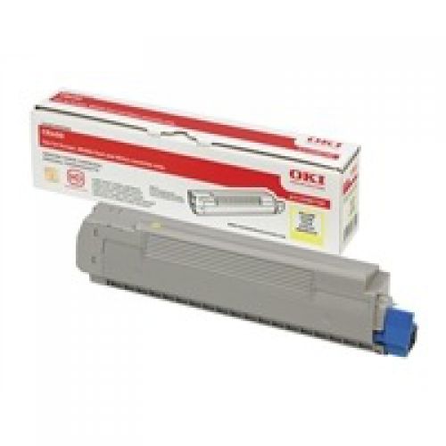 OKI C8600 Yellow 6K Toner
