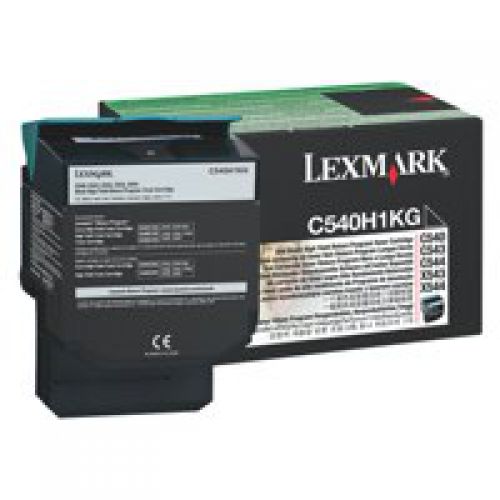 Lexmark Black Toner Cartridge 2.5K pages - C540H1KG