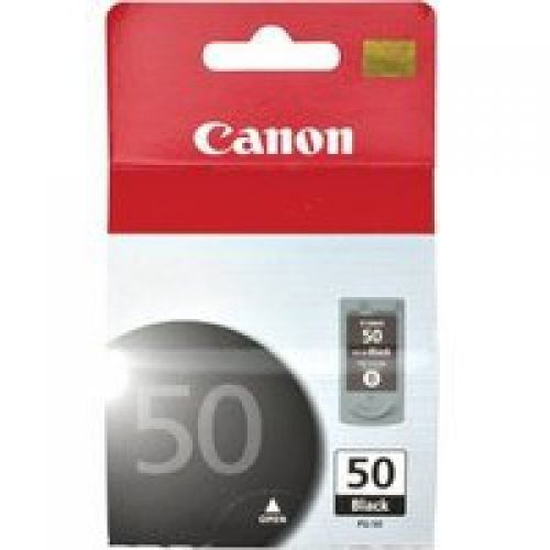 Canon PG50 Black Standard Capacity Ink Cartridge 22ml - 0616B001  CAPG50