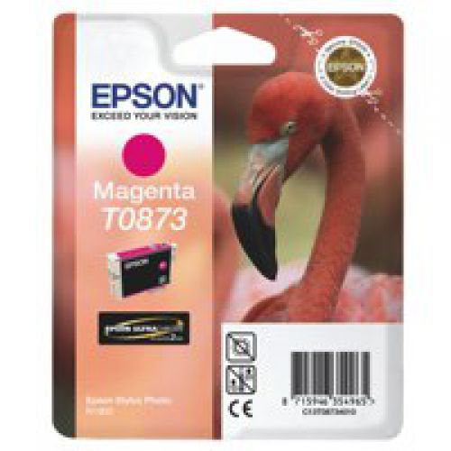 Epson T0873 Flamingo Magenta Standard Capacity Ink Cartridge 11ml - C13T08734010
