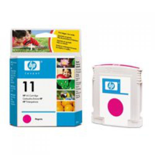 HP 11 Magenta Standard Capacity Ink Cartridge 28ml - C4837A