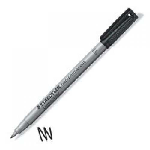 Staedtler Lumocolor OHP Pen Non-Permanent Fine 0.6mm Black (Pack 10)
