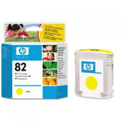 HP 82 Yellow Standard Capacity Ink Cartridge 69ml - C4913A