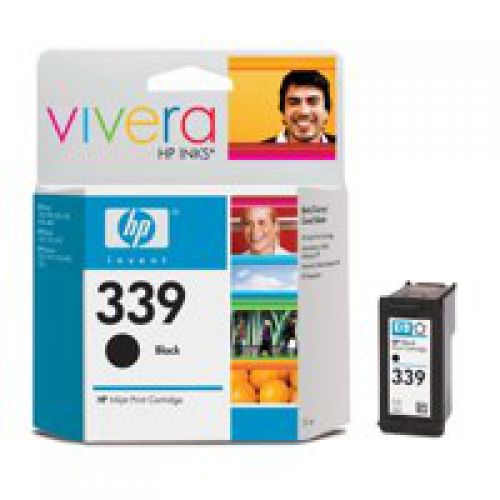 HP 339 Black High Yield Ink Cartridge 21ml - C8767E