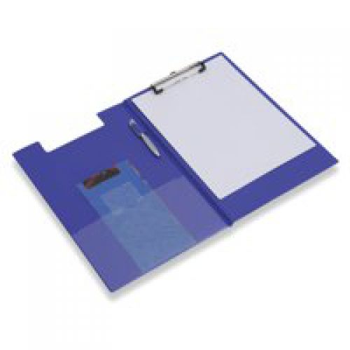 Rapesco Foldover Clipboard A4 Blue
