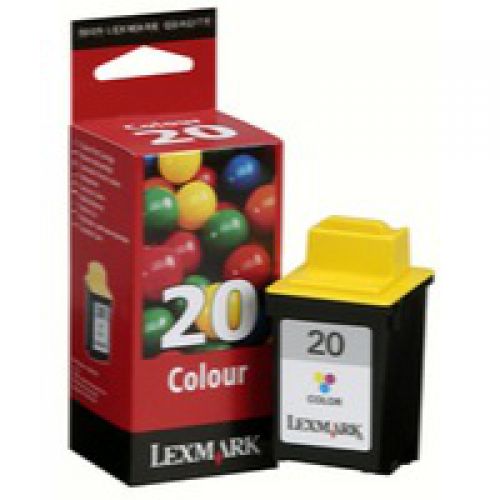 Lexmark No20 Inkjet Cartridge Colour [for X83/Z54] 15MX120E