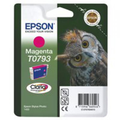 OEM Epson C13T07934010 (T0793) Ink Cartridge Magenta 685 Pages 11ml