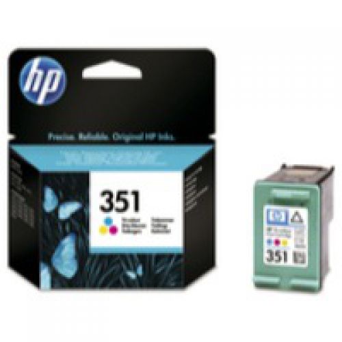 HP 351 Tricolour Standard Capacity Ink Cartridge 4ml - CB337E