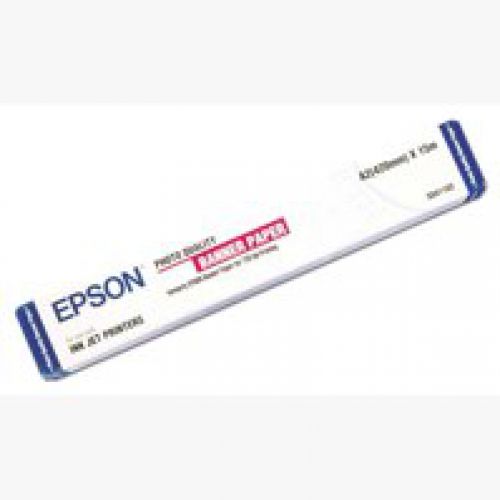 EPSSO41102 | Epson S041102 15 metre roll ideal for party banners shop announcements greetings etc. 1440 dpi maximum resolution. 102gsm.