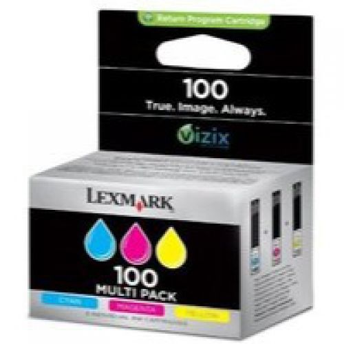 Lexmark No100 Inkjet Cartridge Cyan/Magenta/Yellow [for Prospect Pro205] 14N0849 Return Programme