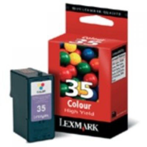 Lexmark No35 Inkjet Cartridge High Yield Colour 18C0035E