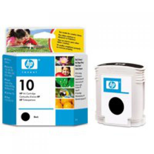 HP 10 Black Standard Capacity Ink Cartridge 69ml - C4844A