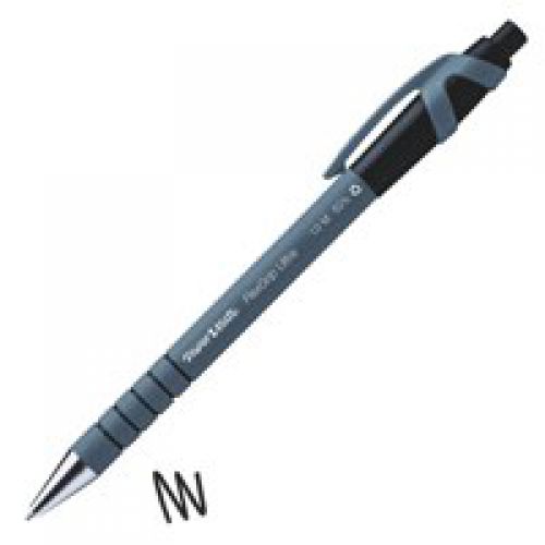 Paper Mate Flexgrip Ultra Medium Tip 1.0 mm Black Ink PK12