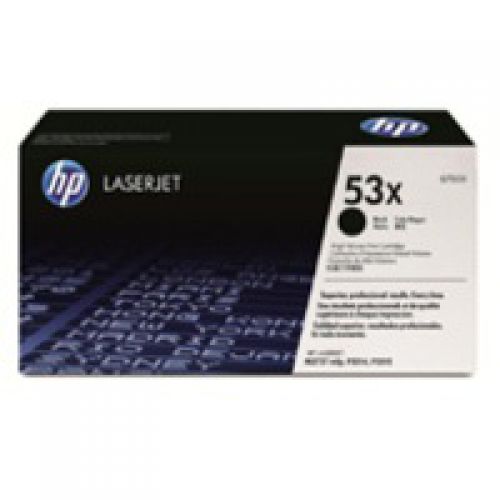HP 53X Black High Yield Toner 7K pages for HP LaserJet P2014/P2015/M2727MFP - Q7553X