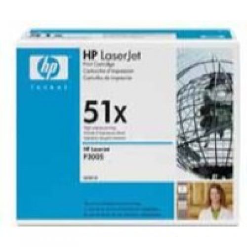 HP 51X LaserJet Toner Cartridge Page Life 13000pp Black Q7551X