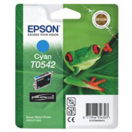 Epson T0542 Frog Cyan Standard Capacity Ink Cartridge 13ml - C13T05424010