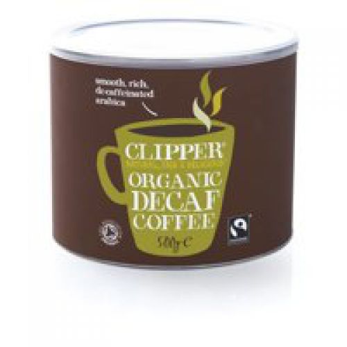 Clipper Fairtrade Instant Decaff Coffee Organic Granules Freeze Dried 500g A06746