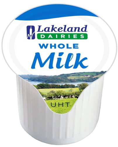 Lakeland Full Fat Long Life Milk Pot 14ml (Pack 120) 0499022