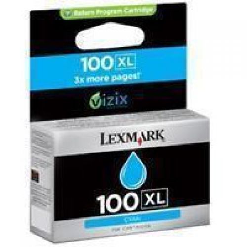 Lexmark 100XL Cyan High Yield Cartridge Return