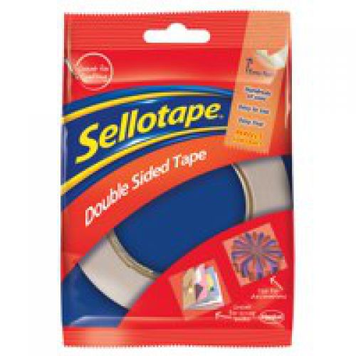 Sellotape Easy Peel Extra Strong Double Sided Tape 25mm x 33m (Pack 6) - 1447052