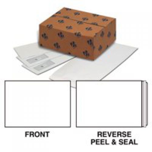 Plus Fabric Pocket Envelope C4 Peel and Seal Plain Easy Open Power-Tac 120gsm White (Pack 250) - K26739