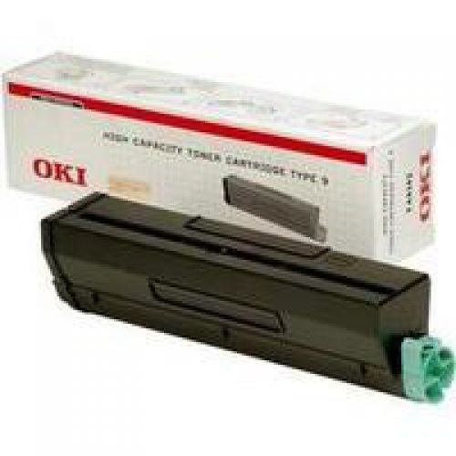 OKI Black Toner Cartridge B4100 Type 9 2.5K