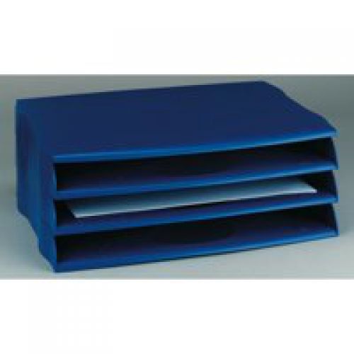 Avery Letter Tray Wide Entry Blue DR800BLUE