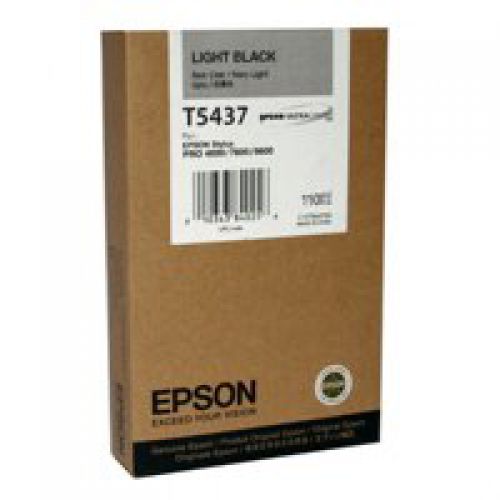 Epson T5437 Light Black Ink Cartridge 110ml - C13T543700