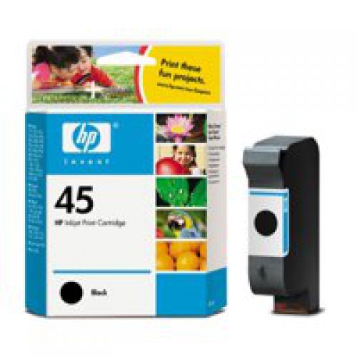 HP 45 Black Standard Capacity Ink Cartridge 42ml 51645A