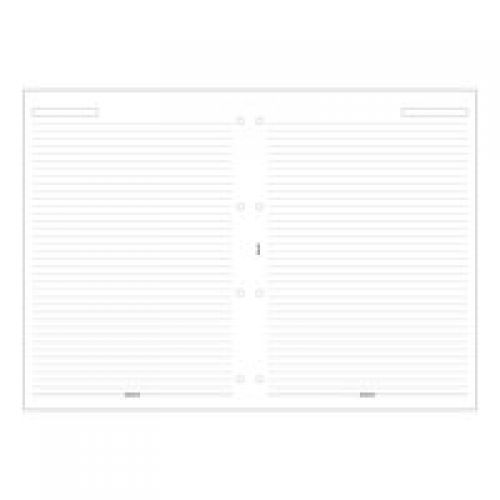 Filofax Refill A4 White Ruled Paper 293008