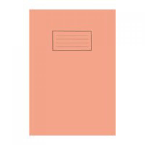 Silvine A4 Exercise Book 5mm Square Orange 80 Pages (Pack 10)