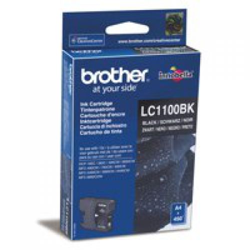 Brother Black Ink Cartridge 10ml - LC1100BK