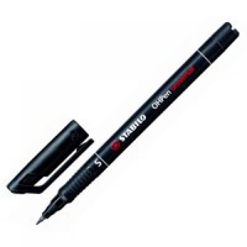 Stabilo OHP Permanent Pen Superfine Tip Black 841/46 - SINGLE