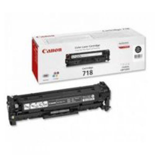 Canon 718BK Black Standard Capacity Toner Cartridge 3.4k pages - 2662B002