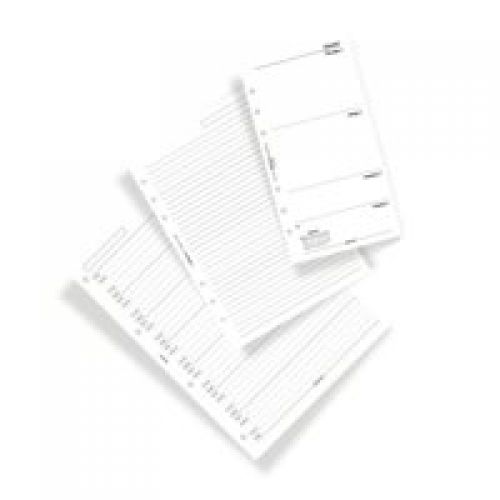 Filofax Refill Pocket White Ruled 213008