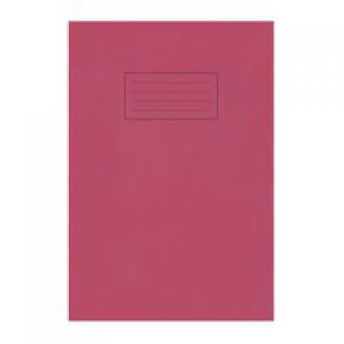 Silvine A4 Exercise Book Ruled Red 80 Pages (Pack 10)