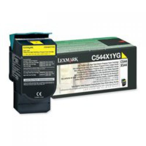 Lexmark C544 Yellow Extra High Return Prog
