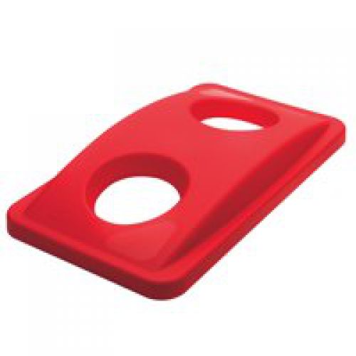 Rubbermaid Slim Jim Red Lid for Bottle Recycling System 518x290x70mm FG269288RED
